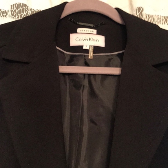 Calvin Klein sleeveless blazer jacket - Picture 2 of 4